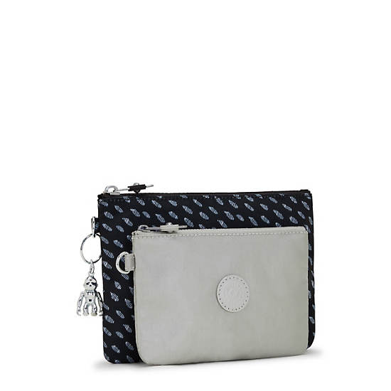 Kipling Duo Pouch Printed 2-in-One Pouches Tassen Grijs | België 1096ZU